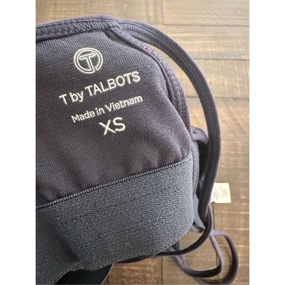 T by Talbots Talbots Navy Blue Workout Tank Size XS With Shelf Bra - Picture 5 of 5